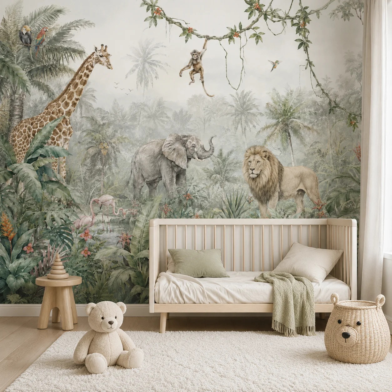 mural-de-papel-tapiz-de-animales-de-la-selva-tropical-requiere-pegamento-jirafa-elefante-leon-mono-arte-de-pared-en-acuarela-para-dormitorio-infantil-o-guarderia