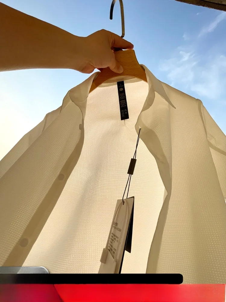 

L-Series 3D Tailored Lightweight Breathable Men's Outdoor Me Long Sve irt Spring Summer Stand Fit Ne Casual ...