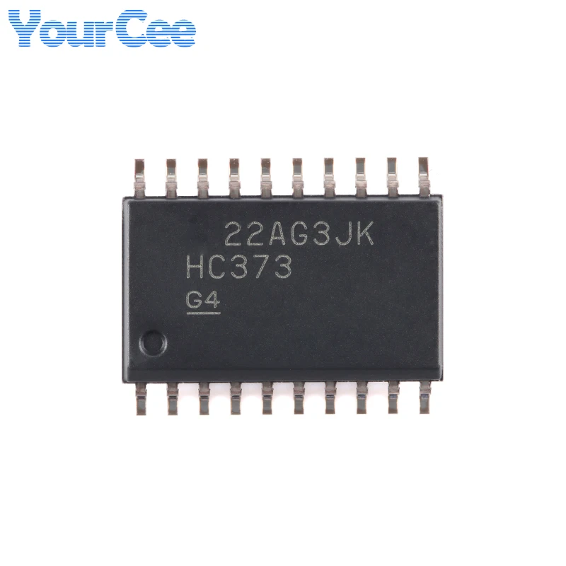 5pcs SN74HC37 SN74HC373DWR SOIC-20 Eight Road Transparent D-type Locking Chip