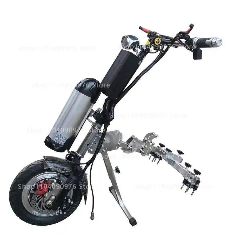 Electric Disability Scooter Front Drive Wheelchair Conversion Kit Quick Release Folding Electric Towing Head