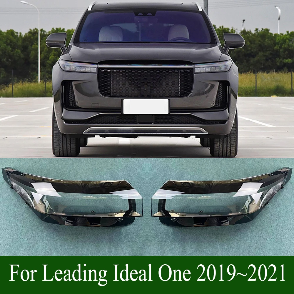 

For Leading Ideal One 2019~2021 Headlight Cover Headlamp Shell Lens Lampshade Transparent Shade Mask Plexiglass