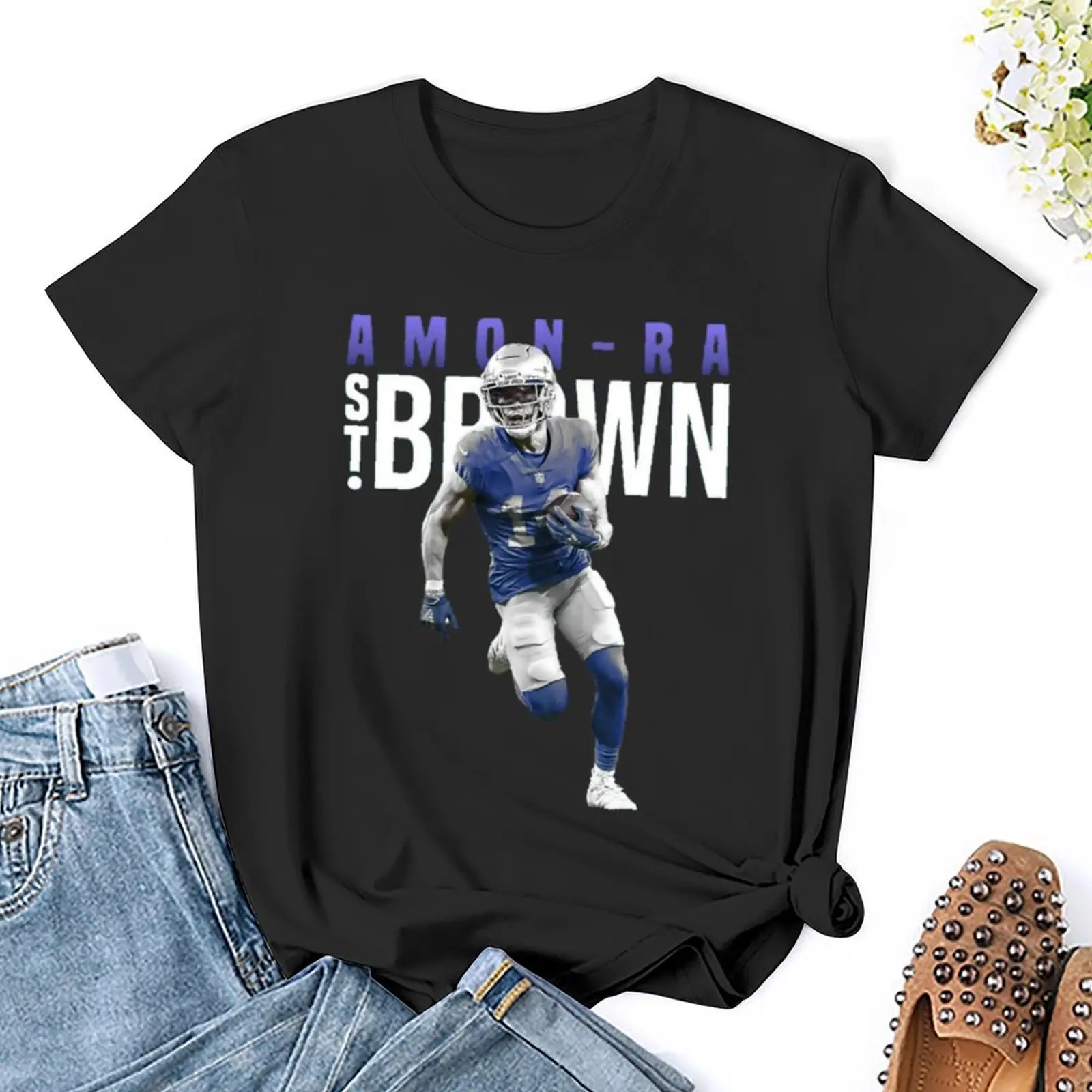 Amon sport Ra sport St. Brown (2) T-Shirt vintage customs Female clothing t-shirt dress for Women long