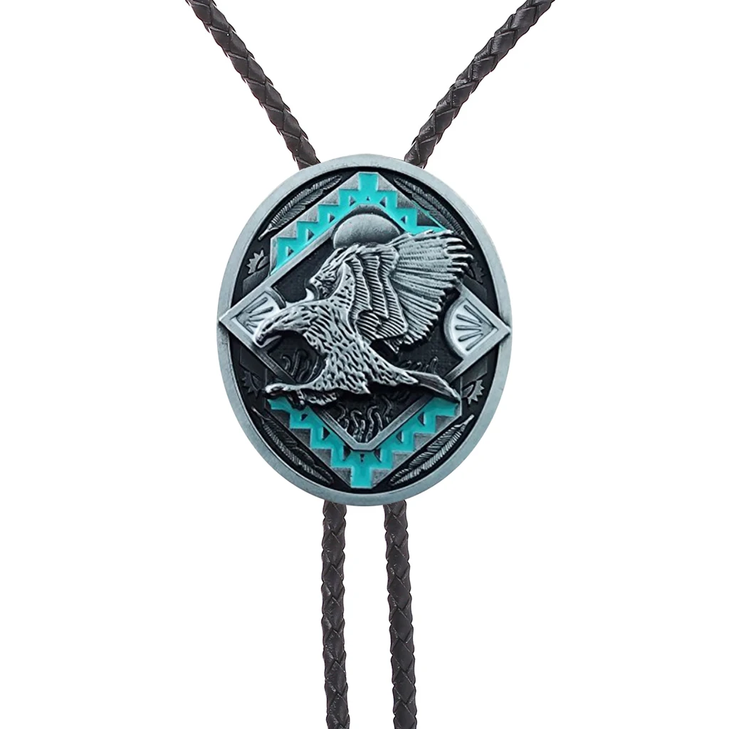 Corbata India Totem Eagle Bolo