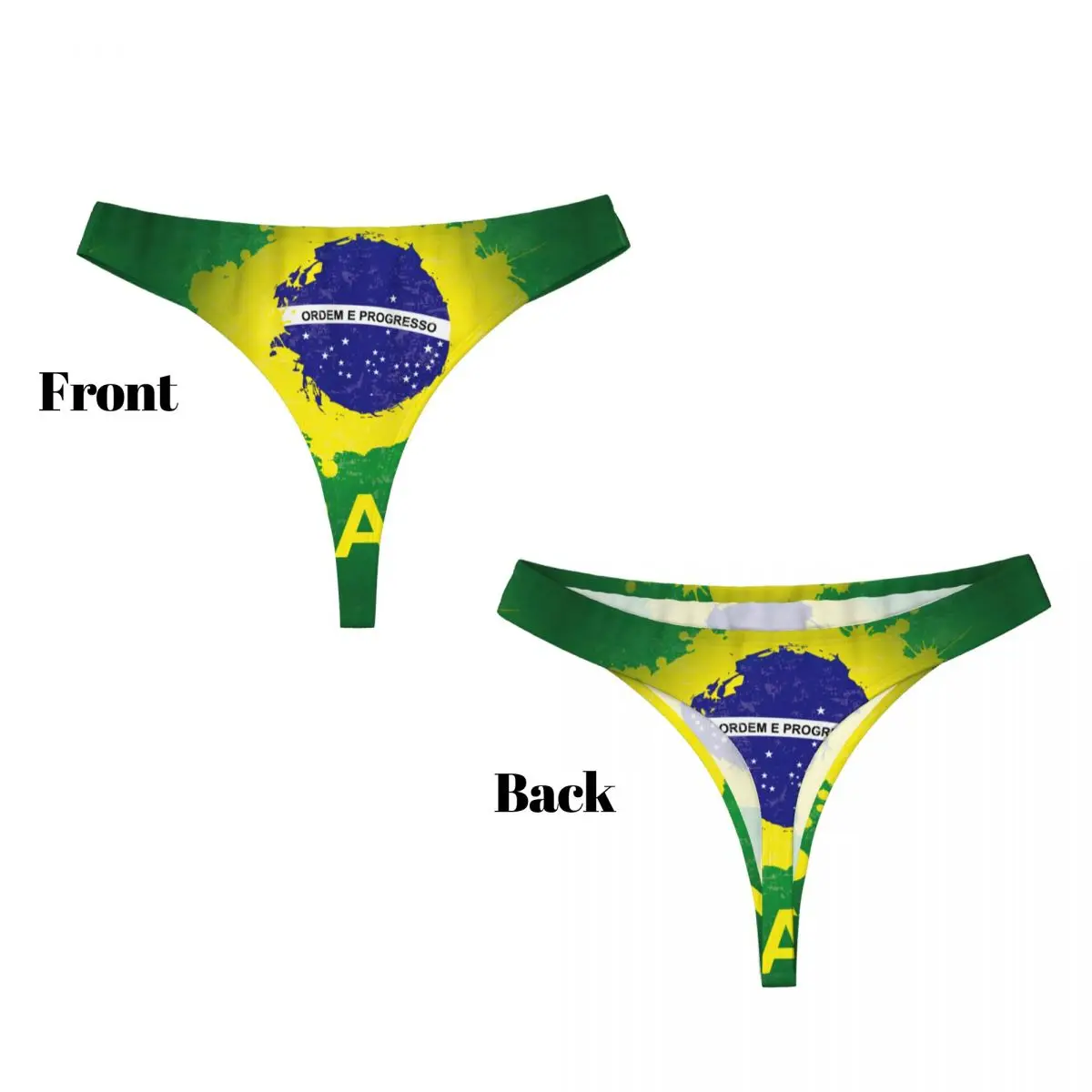 Slip Brasile personalizzati Intimo Mutandine elasticizzate comode da donna