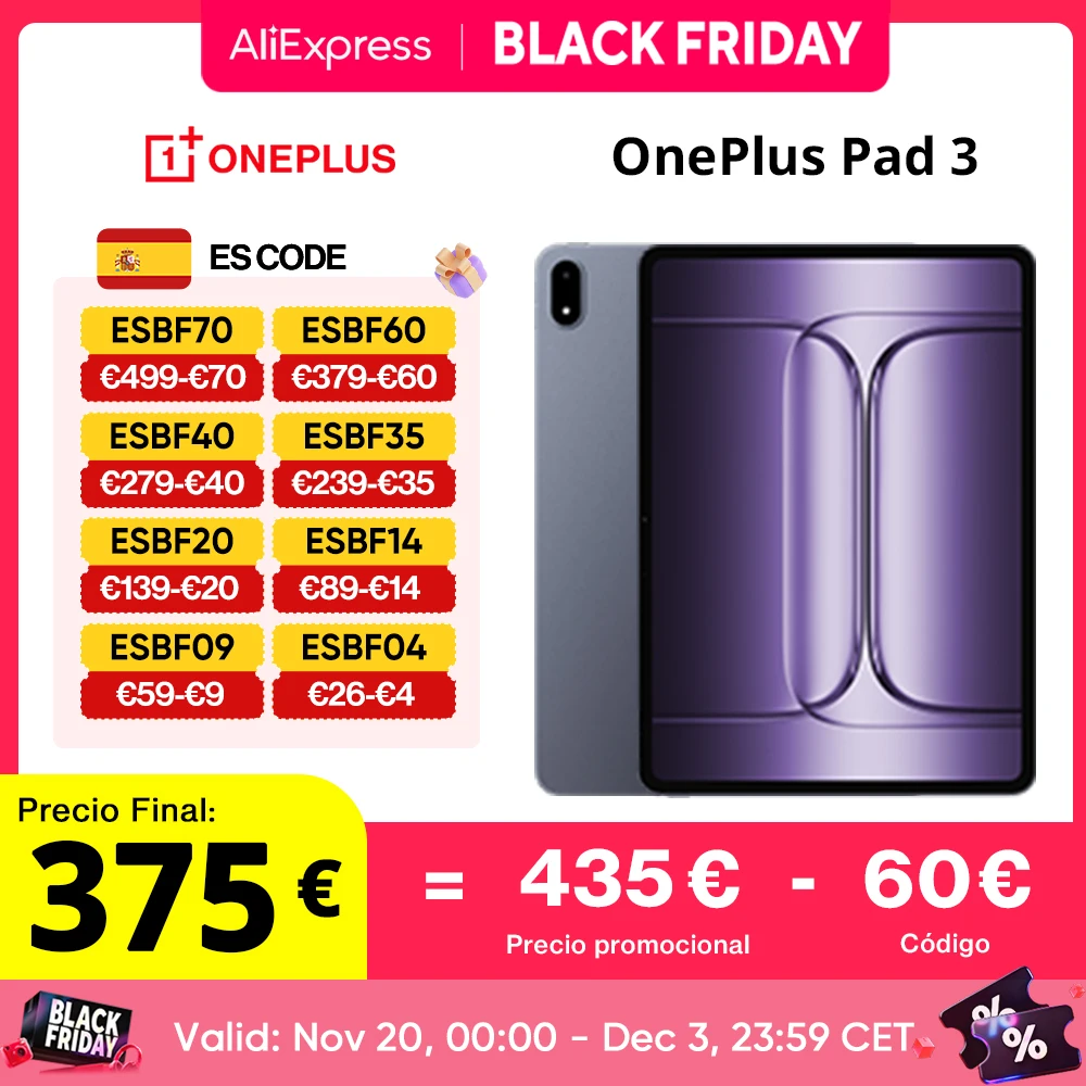 ?OnePlus? Version mondiale OnePlus Pad 3 Snapdragon 8 Elite 13,2 pouces 144 Hz 3,4 K cran 12140 mAh Batterie 13 MP Camra arrire