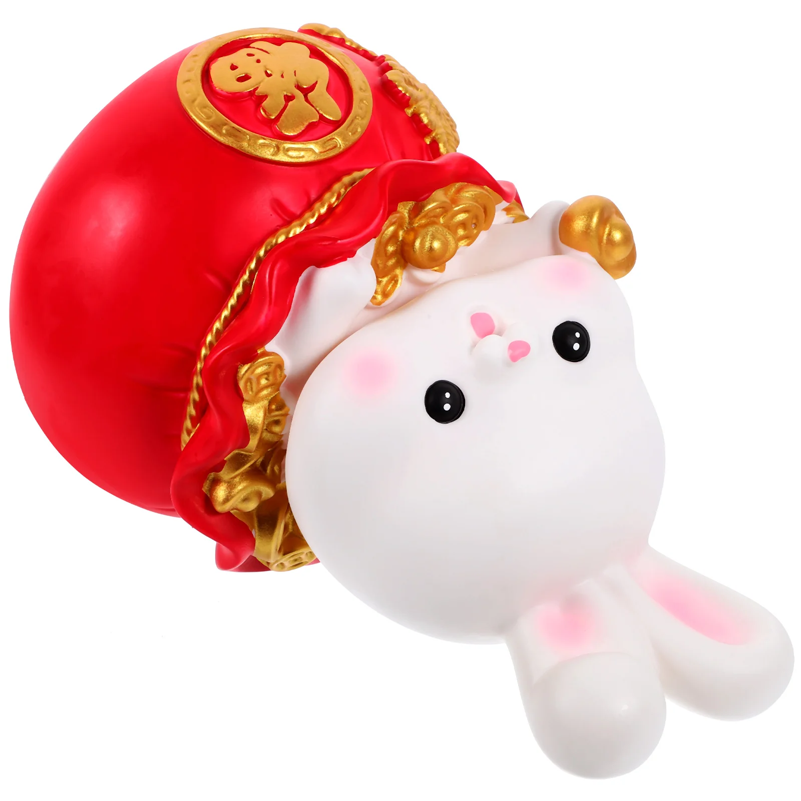 クリエイティブバニーコインバンクウサギ貯金箱大容量ビニールマネージャーキッズ貯金箱漫画デスクトップ装飾