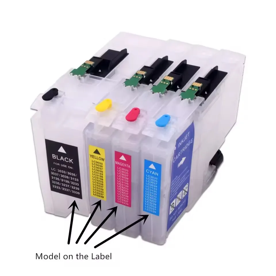 Asia Pacific LC456XL Empty Refillable Ink Cartridge For Brother MFC-J4340DW J4540DW J4340 J4540 with Disposable Chip