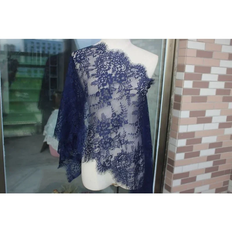 3 M، تطريز رمش ملون عالي الجودة بلونين، نسيج ملصق من الدانتيل، ملابس مصنوعة يدويًا، طرحة زفاف، إكسسوارات التنورة