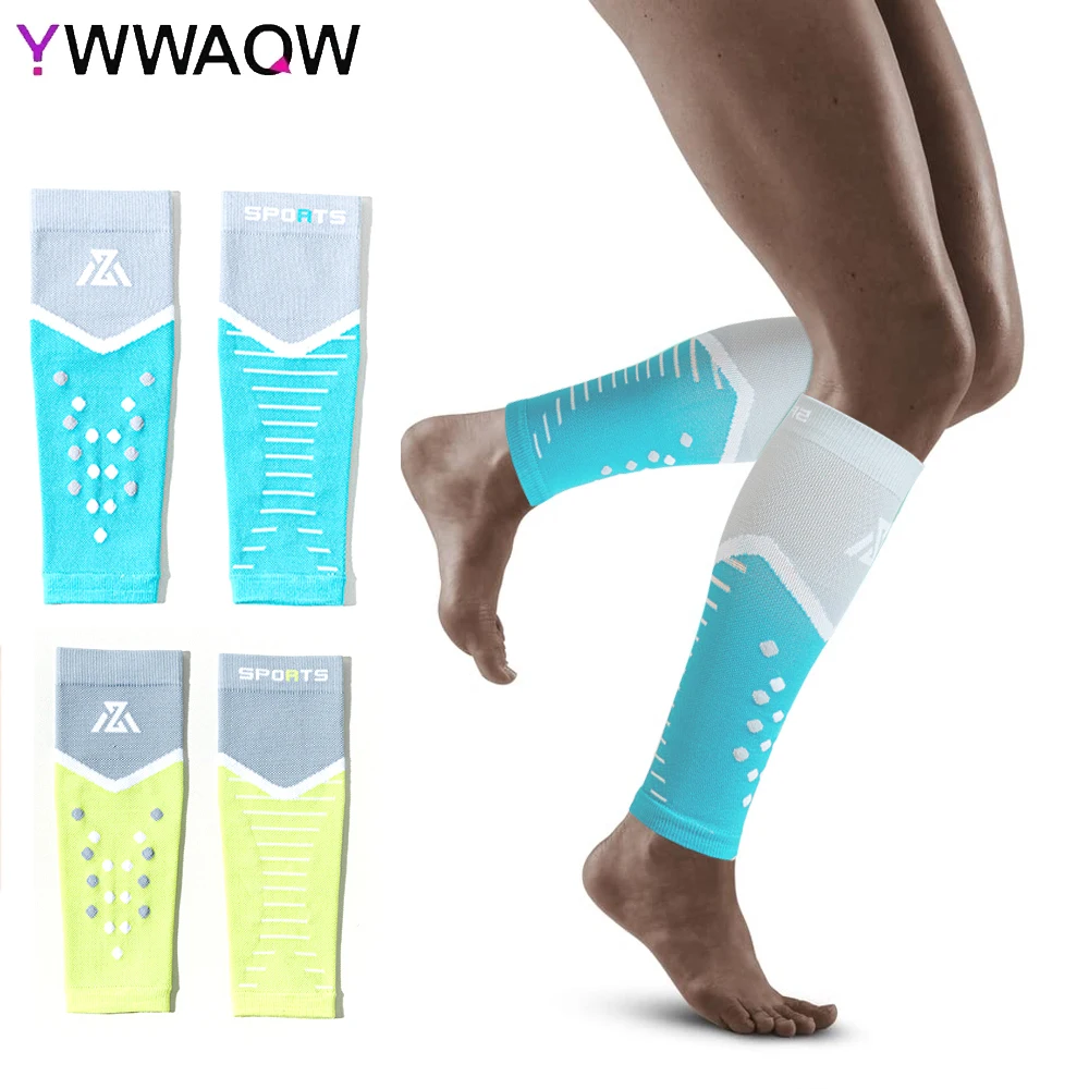 

1Pair Calf Compression Sleeves for Men and Women - Leg Compression Sleeve - Footless Compression Socks for runners,Shin Splints