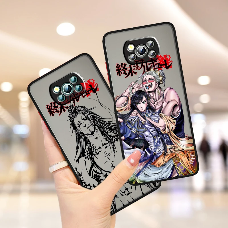 

R-Record Of R-Ragnarok Anime Art Frosted Translucent For Xiaomi Mi Poco X5 X4 X3 M6 M5S M5 M4 M3 F5 F4 F3 GT Pro 5G TPU