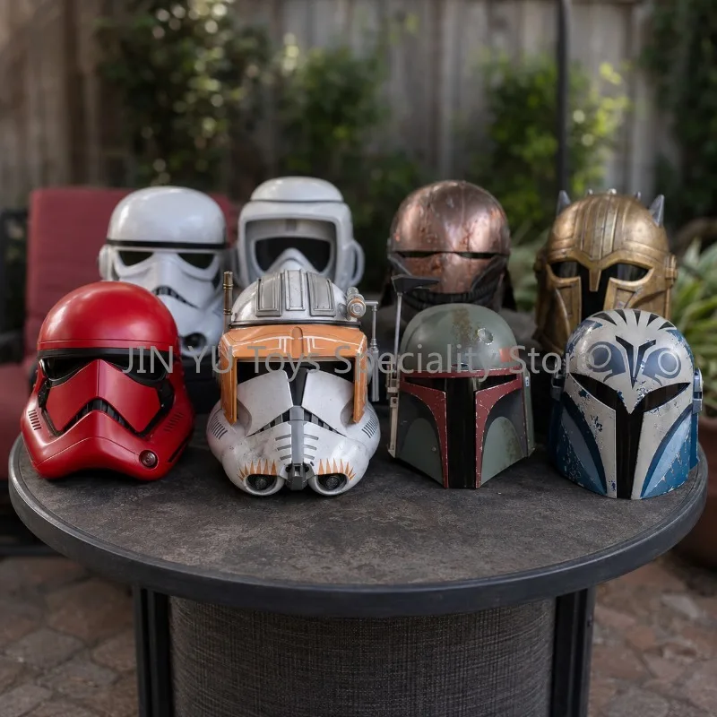 Casco Premium de Stormtrooper de la Serie Negra de Star Wars con Efectos de Sonido, Máscara Mandaloriana, Disfraz de Halloween, Juguetes de Cosplay