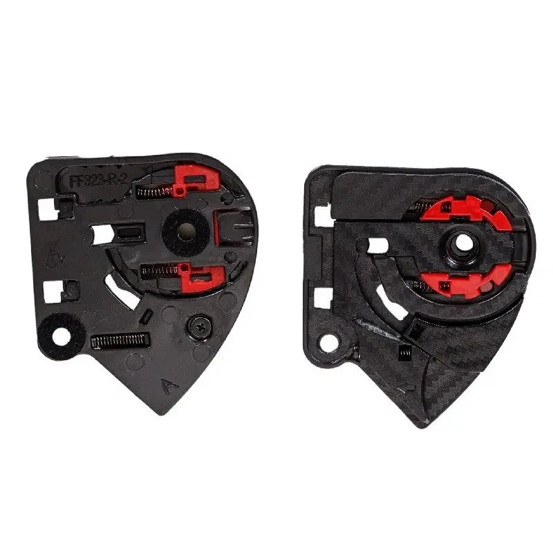 HOt for LS2 Original Motorcycles Lens Base FF390 FF397 Ff801 Ff323 Helmet Lens Base Replacement Accessories Helmet Buckle 1 Pair