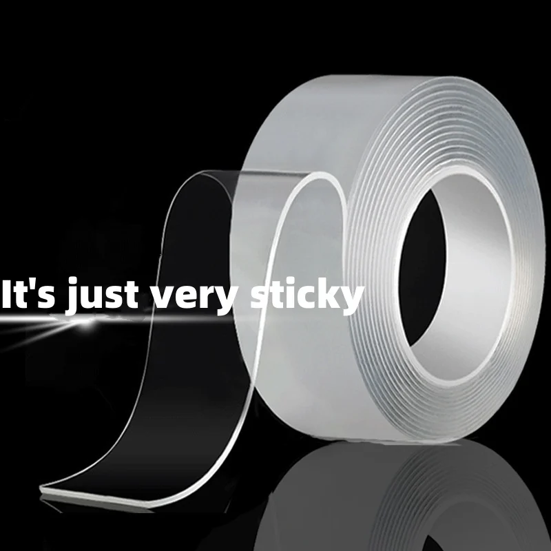 1/3/5m Transparent Nano Tape Sink Self-adhesive Single Sided Waterproof Mildew Strong Seal Gap Strip Silicone Stickers Kitchen