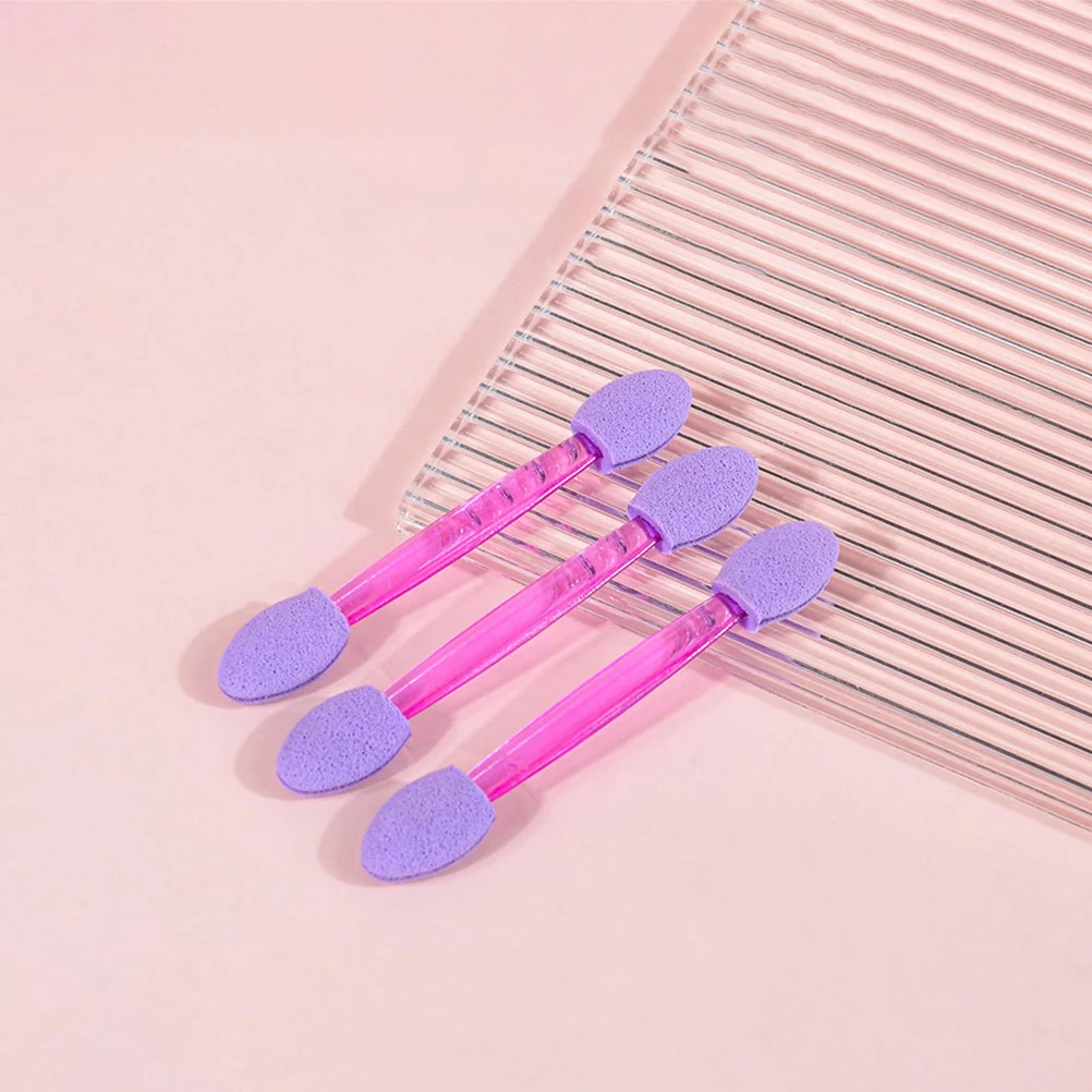 

50pcs Art Gradient Manicure Tool Makeup Applicator For Women Eyeshadow Sponge Nail Beauty Tool Soft Elastic Sponge Brushes For