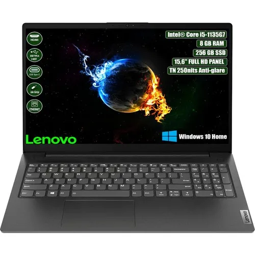 Lenovo V15 G2 Intel Core i5 1135 G7 8GB RAM GB SSD Windows 10 Home Windows 10 Home Windows 10 Home computer 82 KB000RTX