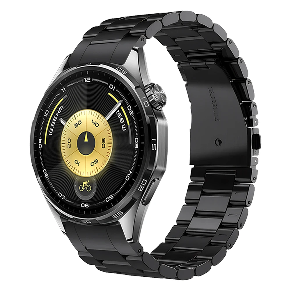 Metall-Edelstahl-Armband ohne Lücken für Huawei Watch GT 6 46 mm Gliederarmband GT6 Ersatzband-Armband-Zubehör