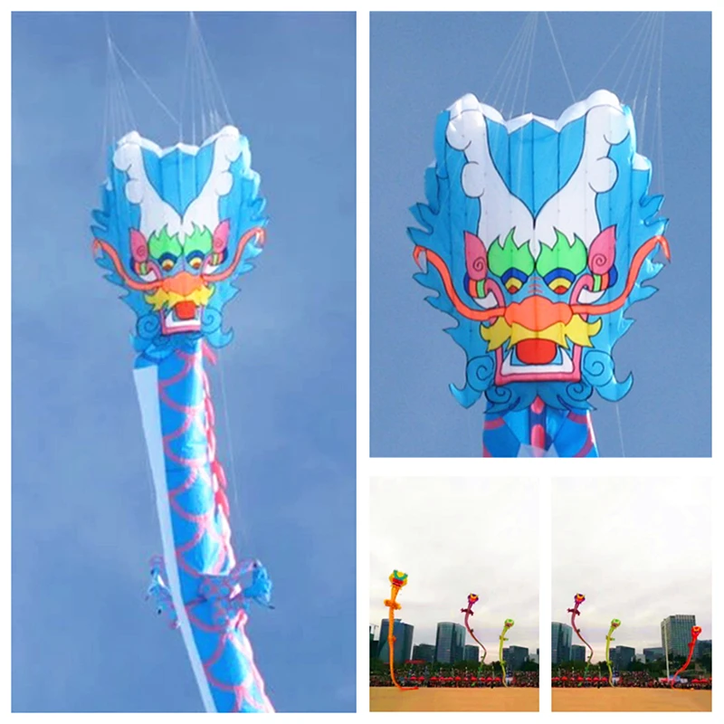 

free shipping 35m dragon kite flying adults kite professional wind kite pendant soft kites programmable toys eagle kites large