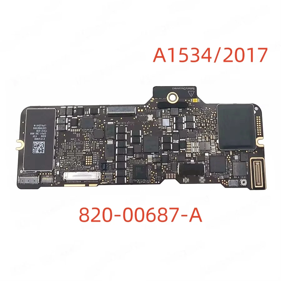 Imagem -03 - Placa-mãe A1534 82000045-a 820-00244-a para Macbook Retina Placa Lógica de 12 Polegadas 256 512 gb 2023 2023 2023