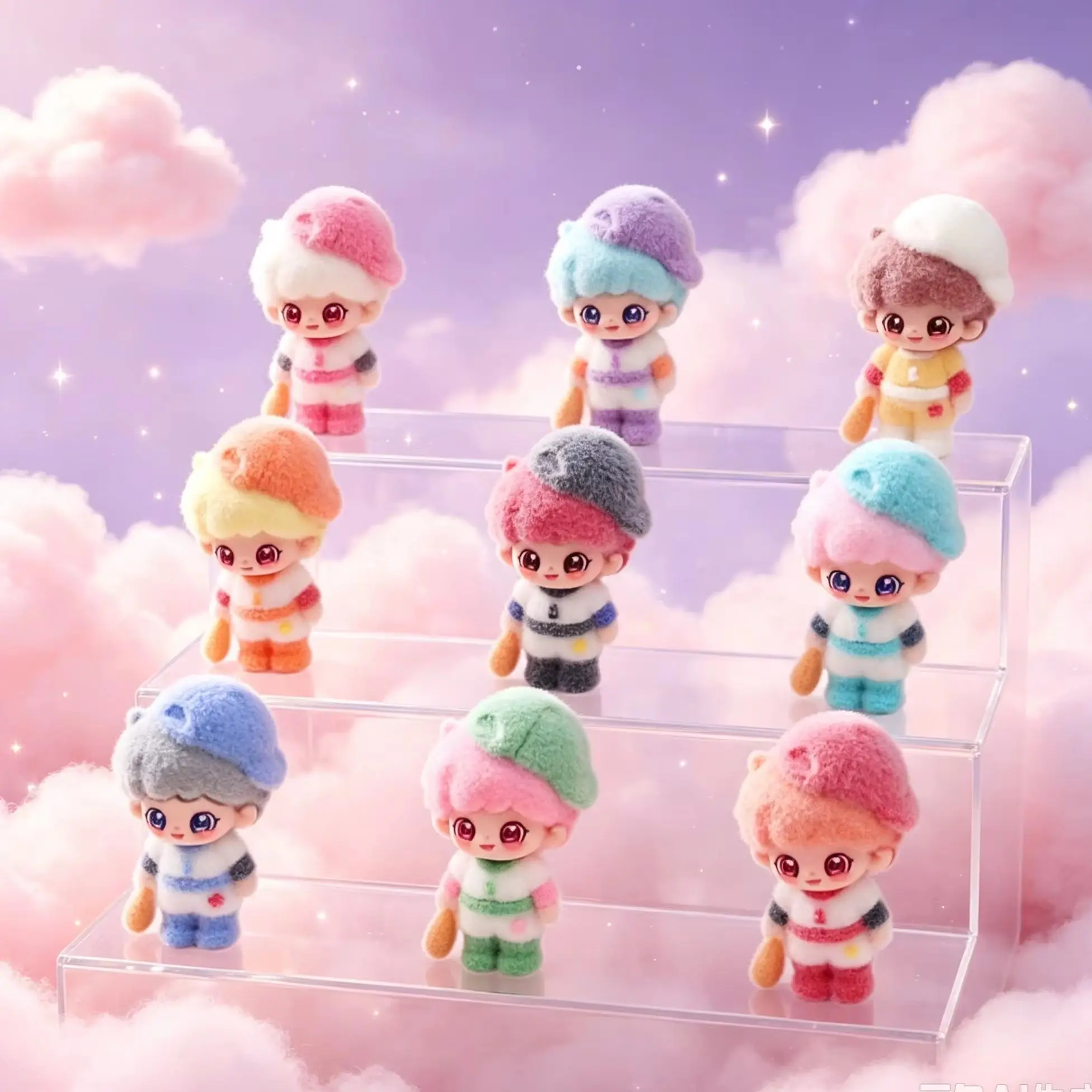 Flocked baseball jacket DIY dollhouse decorations accessories office desktop small ornaments Christmas Halloween gifts