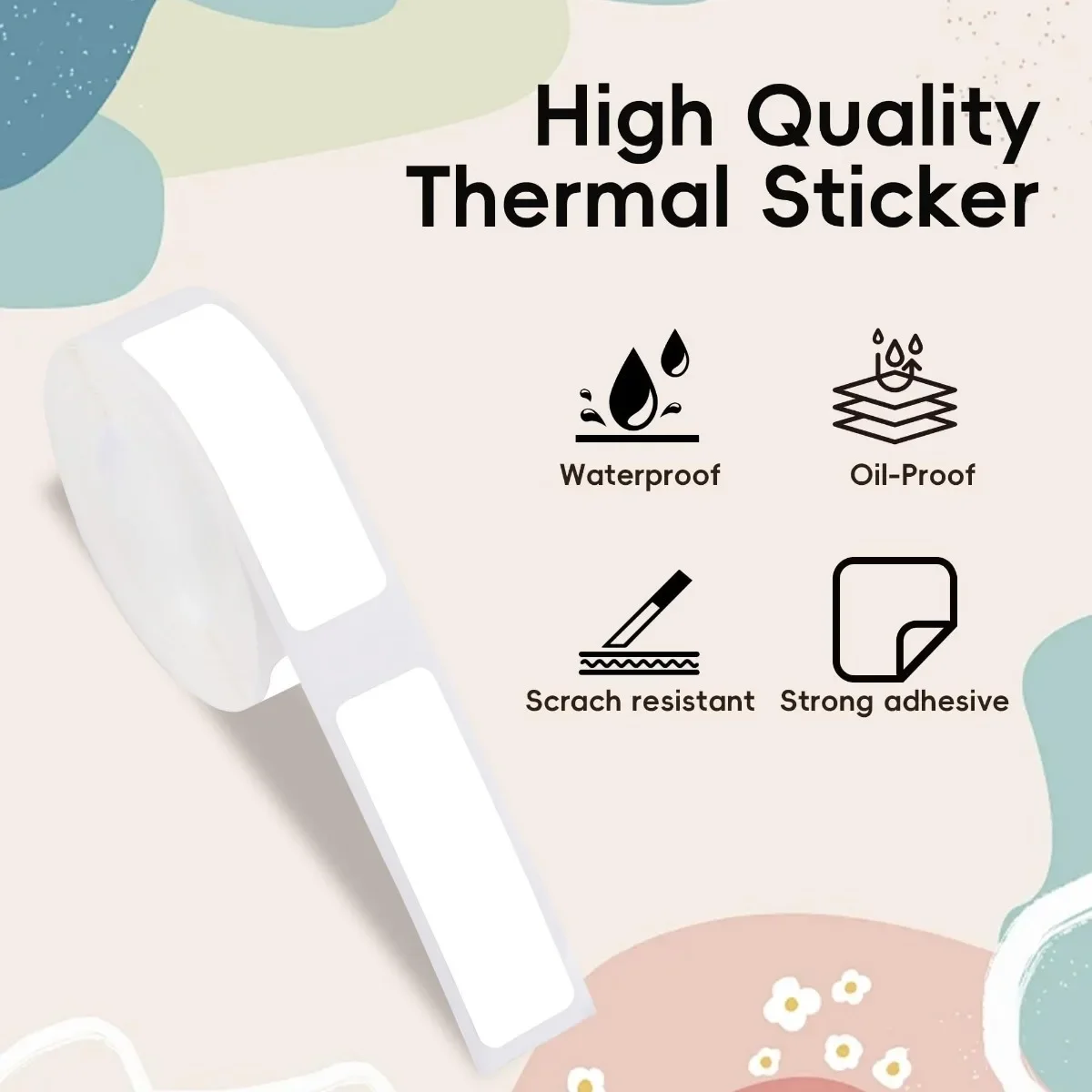 Thermal Self-Adhesive Label Multi-versatile Labels 15x30mm 210PCS/Roll Waterproof For D11/D30/L13/Q31/E1Printer For Home Office