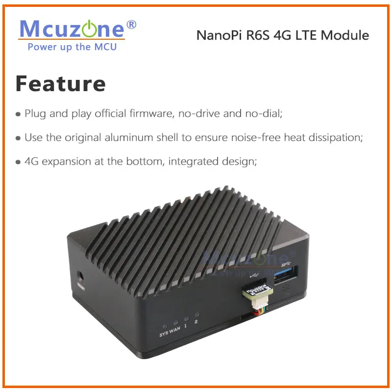 NanoPi R6S 4G LTE Module driver free CAT4 NL668-EU ZTE CAT4-EU debian Ubuntu friendlywrt qualcomm 4G