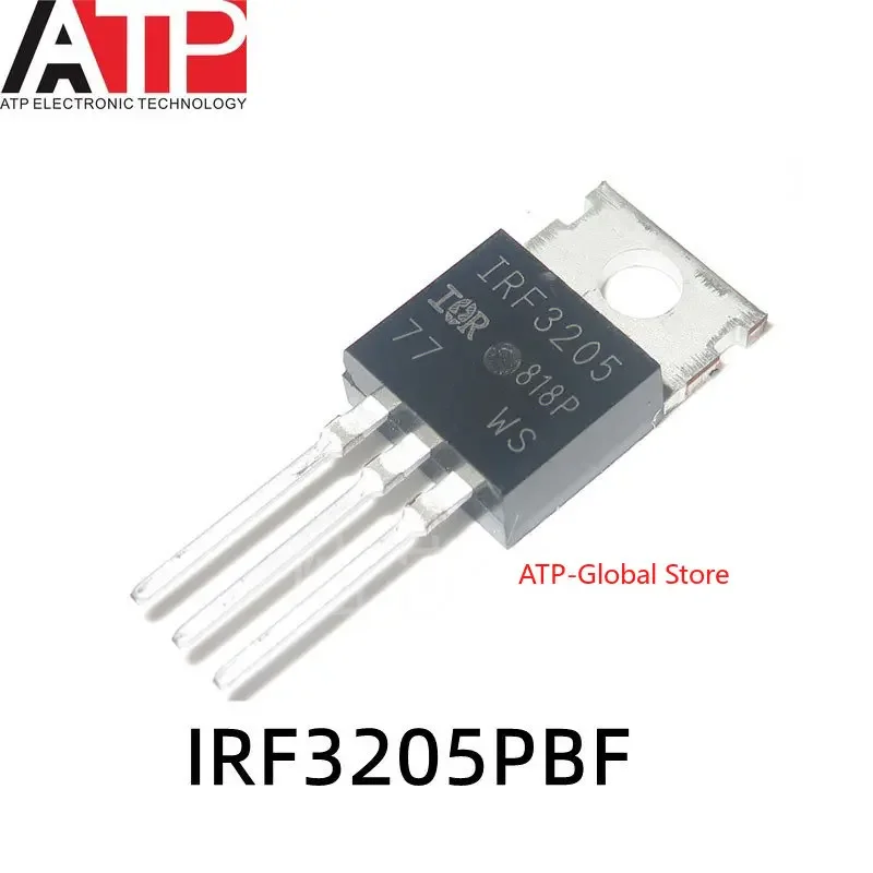 

10-50PCS 100% New Imported Original IRF3205 IRF3205PBF TO-220 Mosfet Transistors Inverter Such As 55V 110A 200W