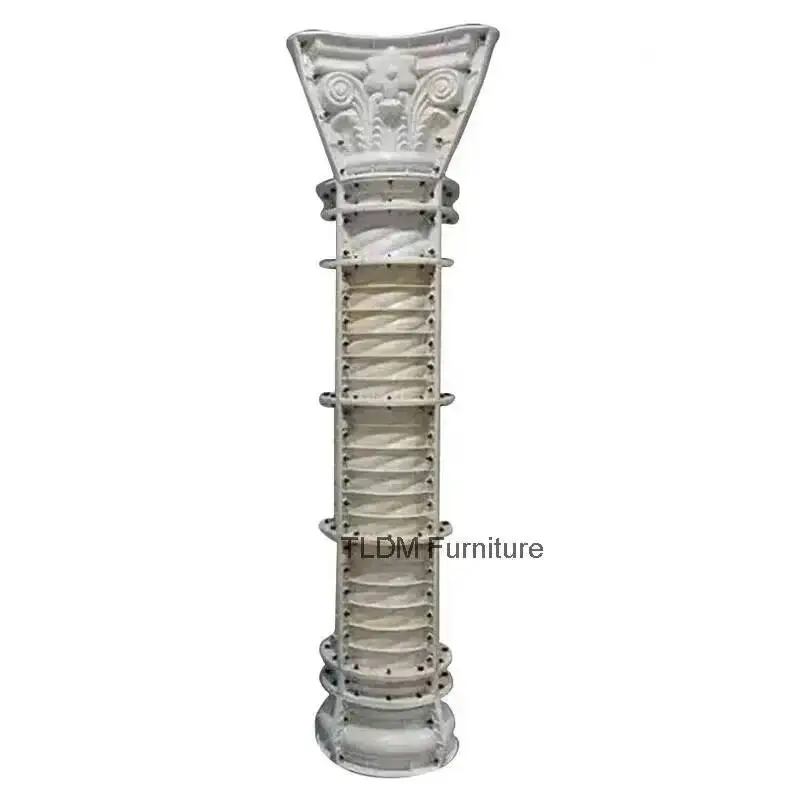 Versatile Modern Thickened Molds Roman Columns for Design Villas Round Convenient Carved Grooved Fences for Outdoor Decor