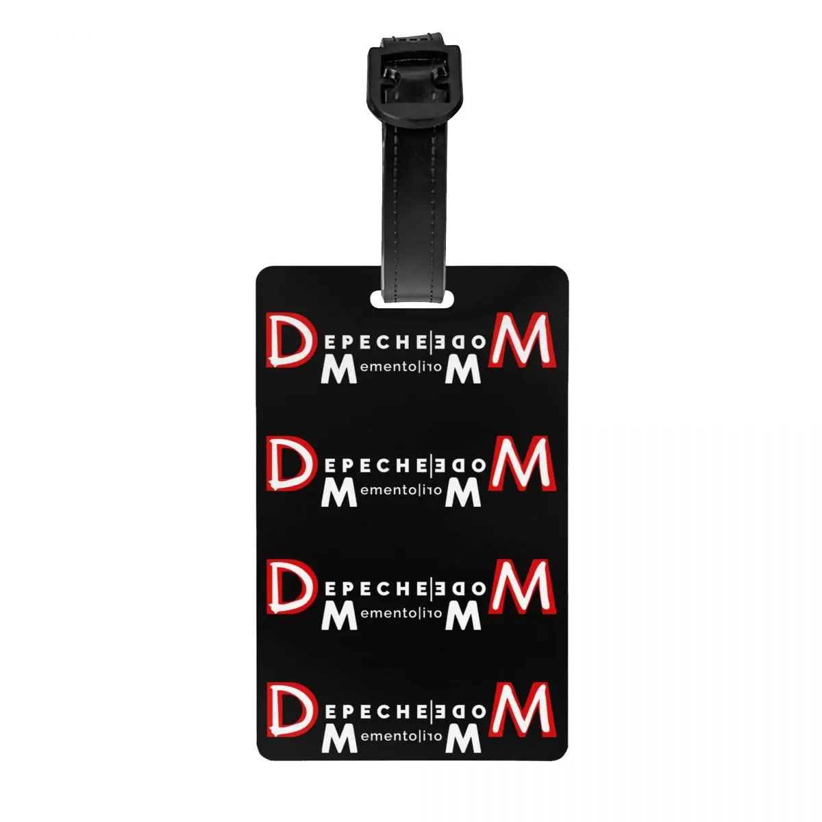 Custom Electronic Rock Depeche Cool Mode Luggage Tags for Travel Suitcase Privacy Cover ID Label