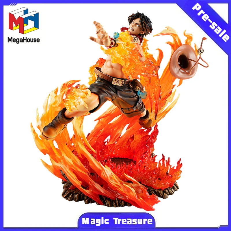 

【MT】Pre-sale Original MegaHouse POP NEO-MAXIMUM ONE PIECE PORTGAS.D.ACE Figure Toys Collection Ornaments