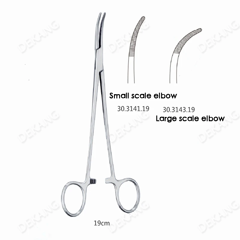 19cm Small Bend/large Bend Tonsil Hemostatic Forceps