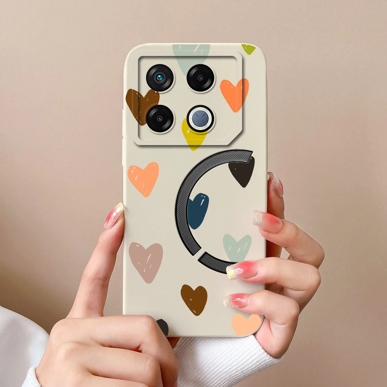 For Infinix GT 10 20 Pro Case Cute Smiling Face Pattern Liquid Silicone Shockproof Phone Cover For InfinixGT10Pro 20 Pro Fundas