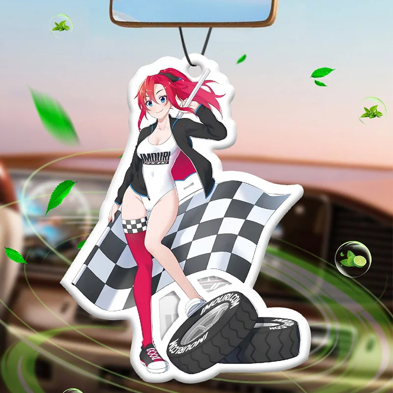 Racing Director Sexy Beauty Director Sexy Bikini Sports Car Association, fragancia para coche, perfume para coche, perfume de larga duración, colgante de fragancia