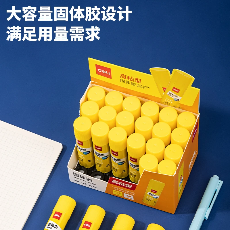 3-12p Deli (8/15/20/36g) Glue Stick Safety High Adhesive Handmade Diy Paste Fastening Perfect Office Handicraft School Supplies