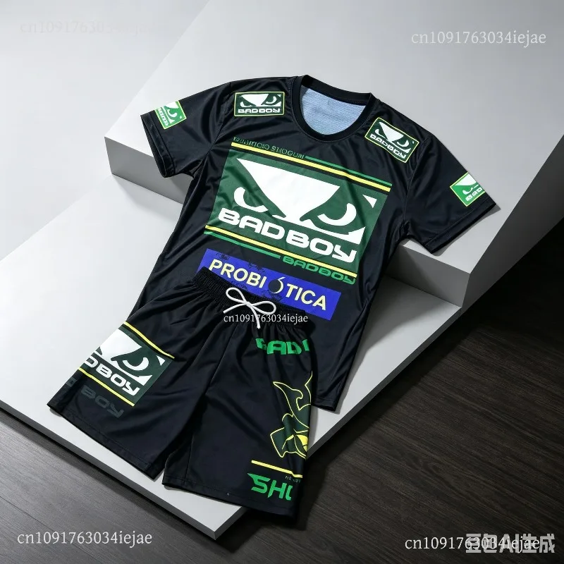 2026 kid Brazilian Jiu-Jitsu Uniform: Breathable and Durable Training Short-Sleeve + Shorts Set for Fitness, Running, and Sports