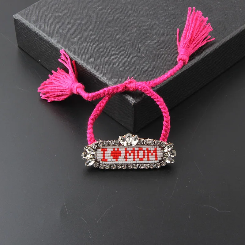 Mode Persönlichkeit Herz geformt Auge Strass Armband Damen Straße Geschenk Armband Mädchen Armband 933