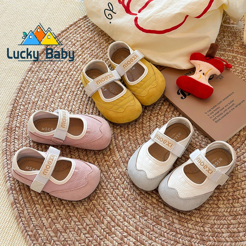 

Princess Mary Jane Girls Shoes Spring Summer Anti-Slip Breathable Hollow out Soft Bottom Single Shoes Versatile Children's Footw