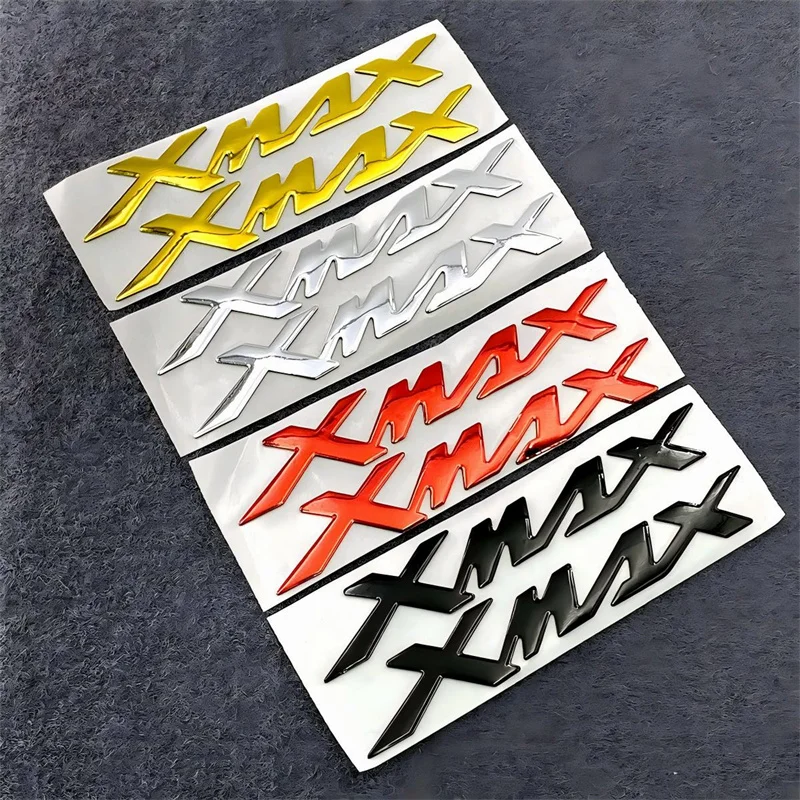 2Pcs 3D Resin Gel Emblem Decal For Fender Fuel Tank Logo Stickers For Ya@&maha X-MAX XMAX 125 250 300 400 Motorcycle Decoration