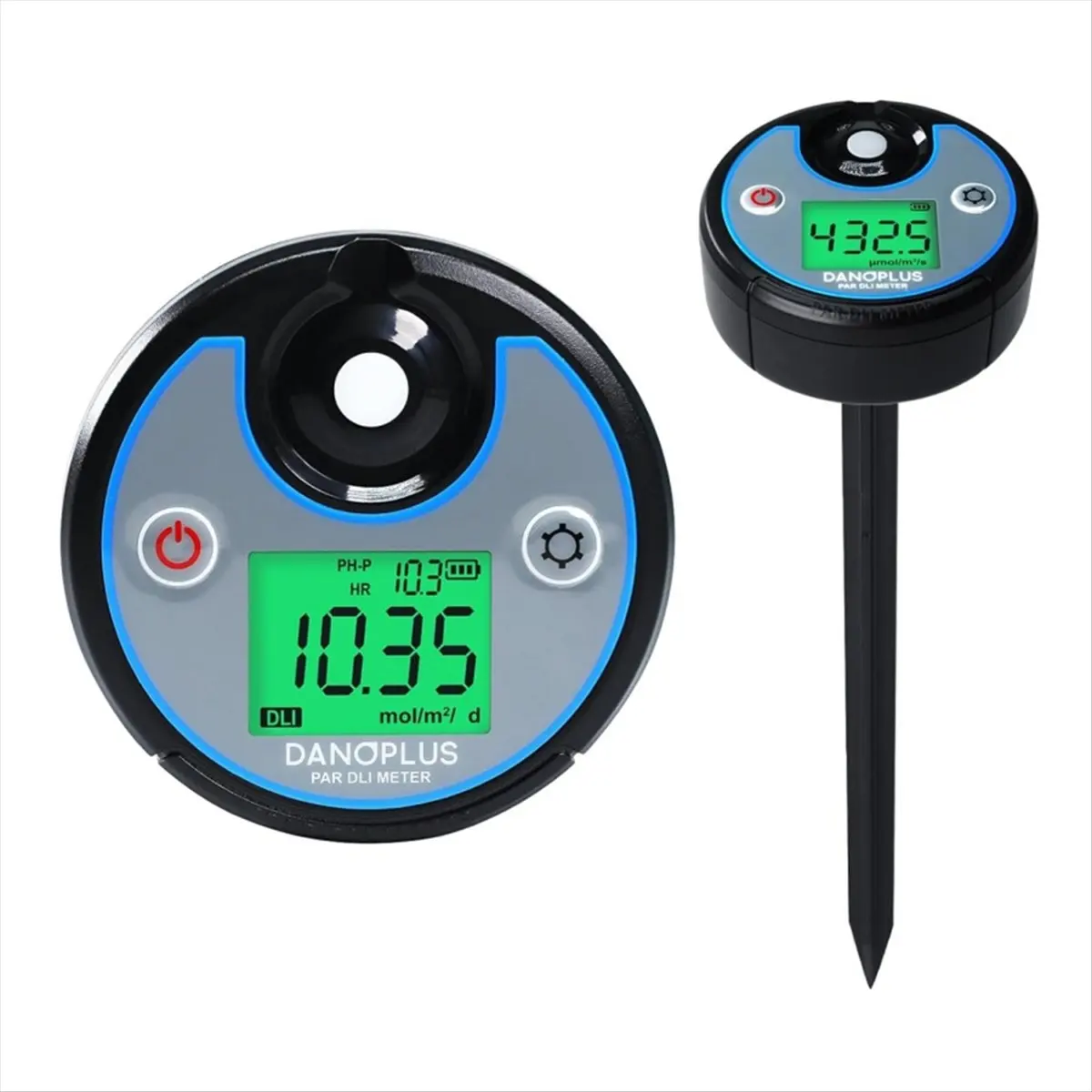 ☶❈＊♥AC1298-2-in-1 Digital PAR DLI PPFD Meter Datalogger Light Tester 400-700nm Photosynthetic IP65 Waterproof Greenhouse Gardeni