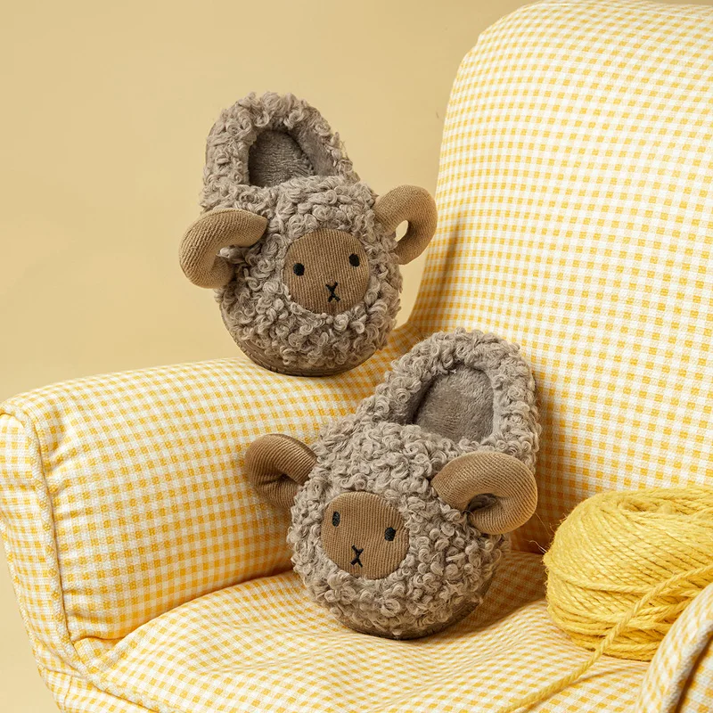 

Cheerful Mario Winter children cartoon cotton slippers Indoor Girls' and Boys' slippers