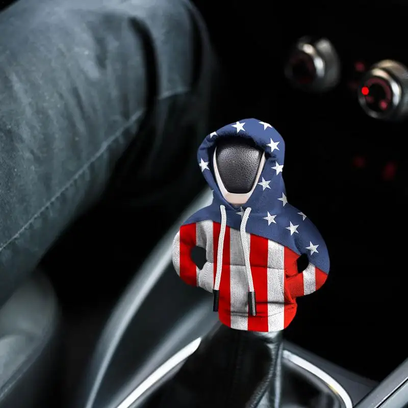 Shifter Knob Cover Hooded Gear Stick Cover Hooded Gear Stick Cover Car Interior Accessories Adjustable Dustproof For Cars