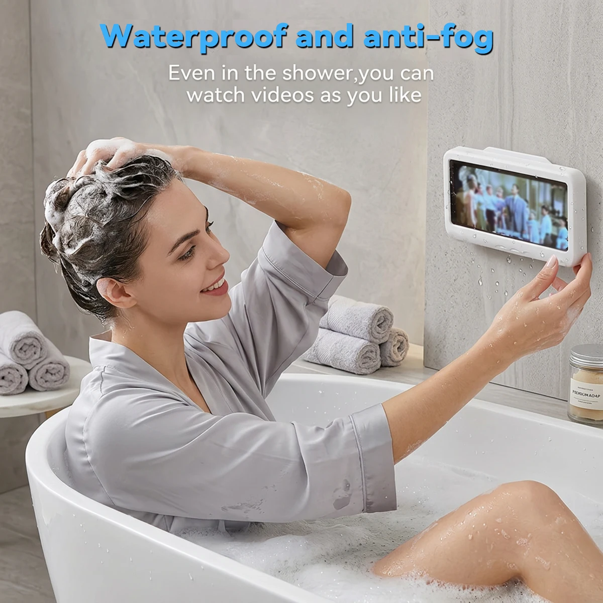 Waterproof Shower Phone Holder - Phone Cases Rubber recension och pris
