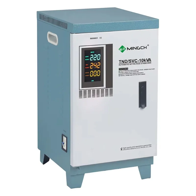 Single Phase TND-30kva  170-270/220V 98% efficiency Copper Servo Motor Automatic Voltage Regulator Stabilizer