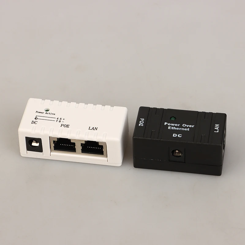 Unit DIY Parts 10/100Mbps 5V-48V/2A POE Power Injector Splitter for IP Camera POE Adapter Component