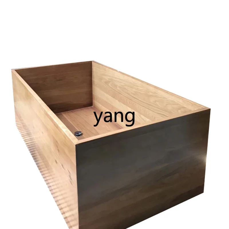 LZR Custom Thickened Insulated Wooden Bath Bucket for Home Use