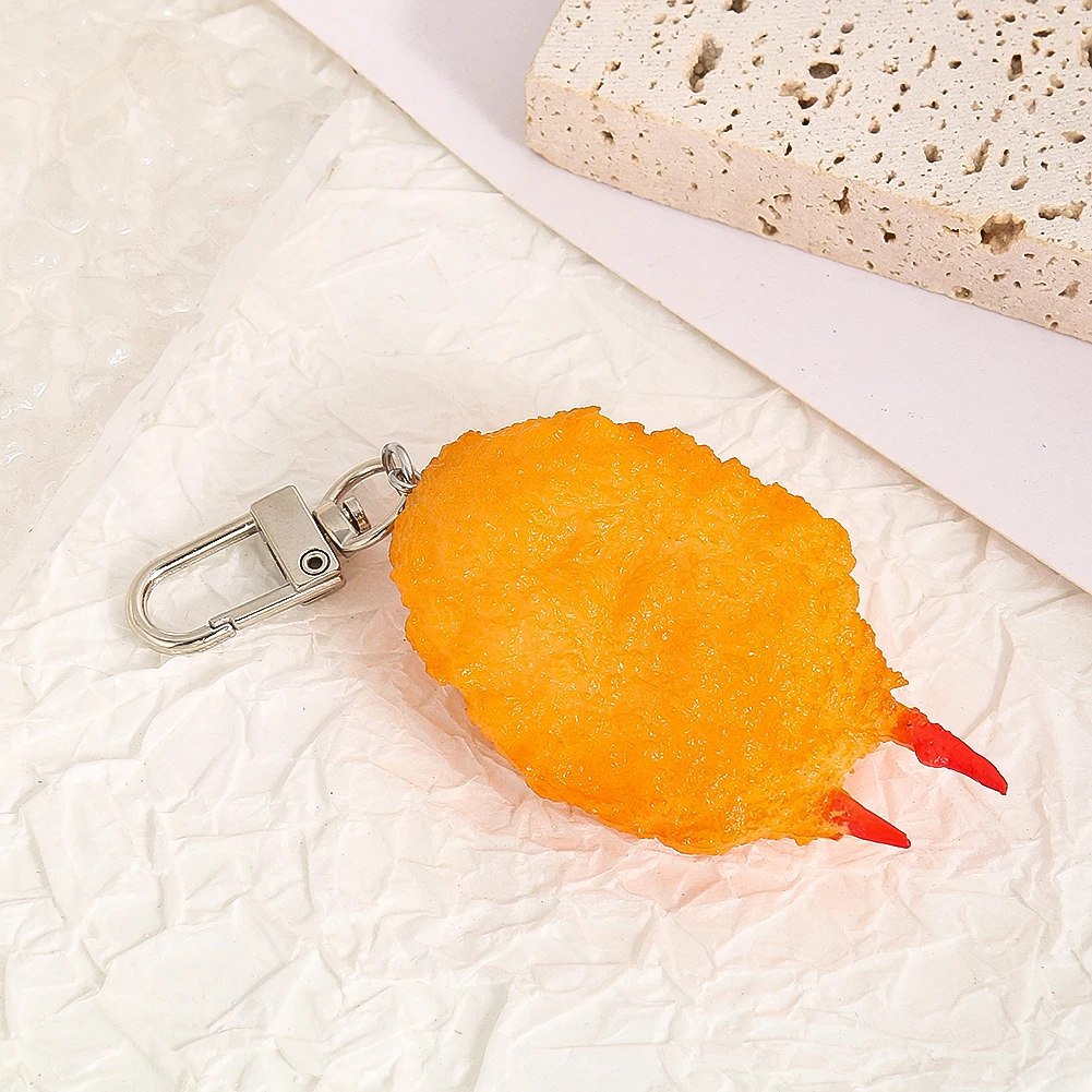 Simulated Crab Claw Keychain Outdoor Tool Realistic Seafood Pendant Accessory for Bags Travel Gear Unique Novelty Gift Idea