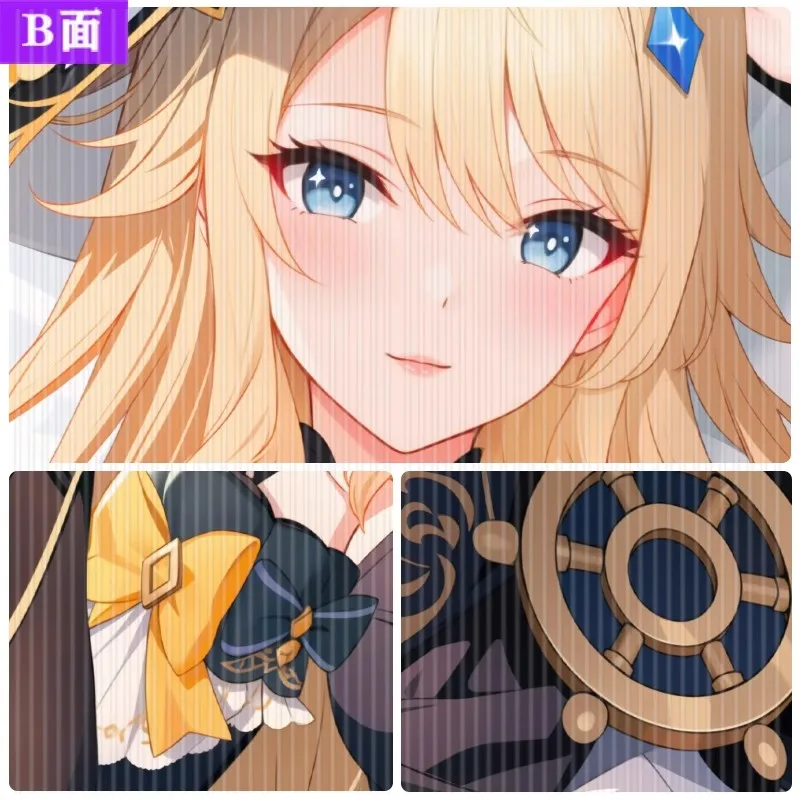 

Anime Genshin Impact Navia Sexy Dakimakura 2WAY Hing Body Pillow Case Japanese Otaku Pillowcase Cushion Cover Bedding MXZ 1