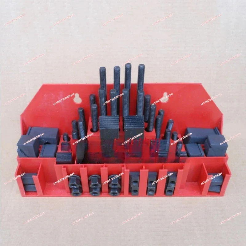 

Milling Machine Clamping Set 58pcs Mill Clamp Kit Vice M12 Universal Fixture Screw Set Pressure Plate Processing Parts