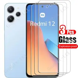 1-3PCS Tempered Glass For Xiaomi Redmi 12R 12 6.79