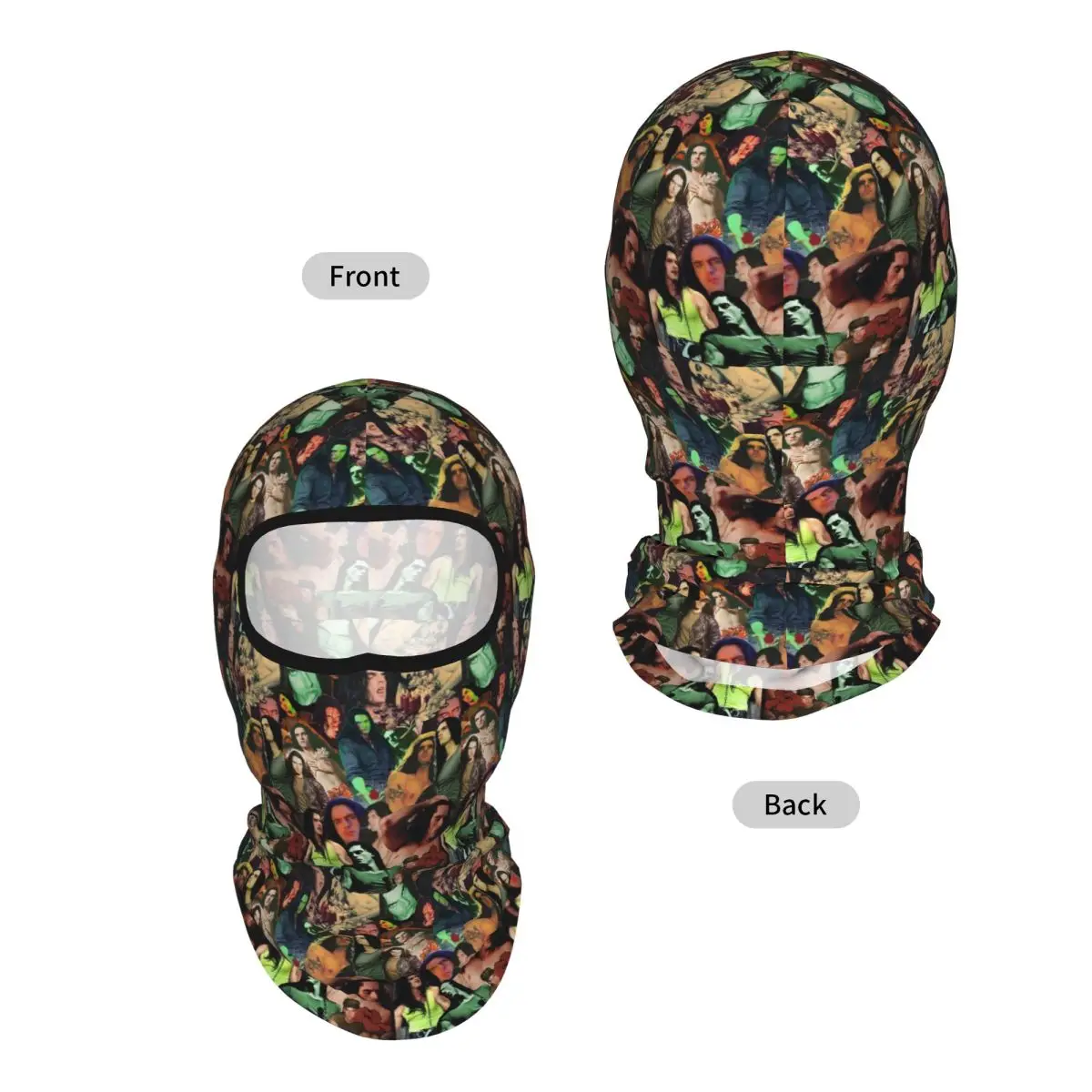 Type O Negative Peter Steele Dark Goth Breathable Thin Balaclava Full Face Mask Sun Protection Neck Gaiter For Motorcycle