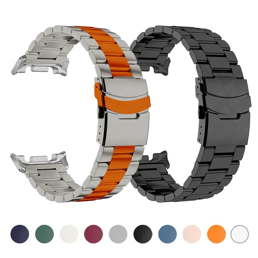 Luxuriöses Metallarmband aus Titanlegierung für Samsung Galaxy Watch 8 40 mm 44 mm 8 Classic Galaxy Watch Ultra 2025 47 mm Armband